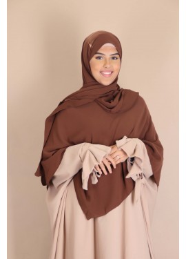 Hijab Malaisien - Marron