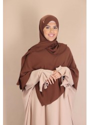 Hijab Malaisien - Marron