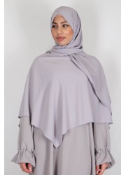 Malaysischer Hijab - Grau