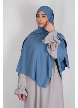 Hijab Malaisien - Bleu pétrole