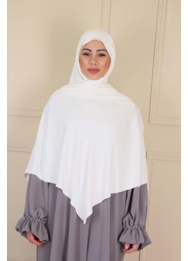 Malaysian Hijab - White