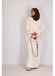 Robe jersey  - Beige