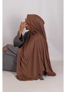 hijab jersey frisé - Brownie