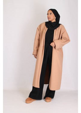 Manteau long oversize - Camel