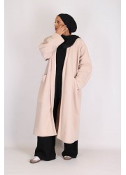 Long oversized coat - beige