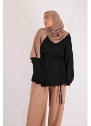 Wrap cardigan - Black